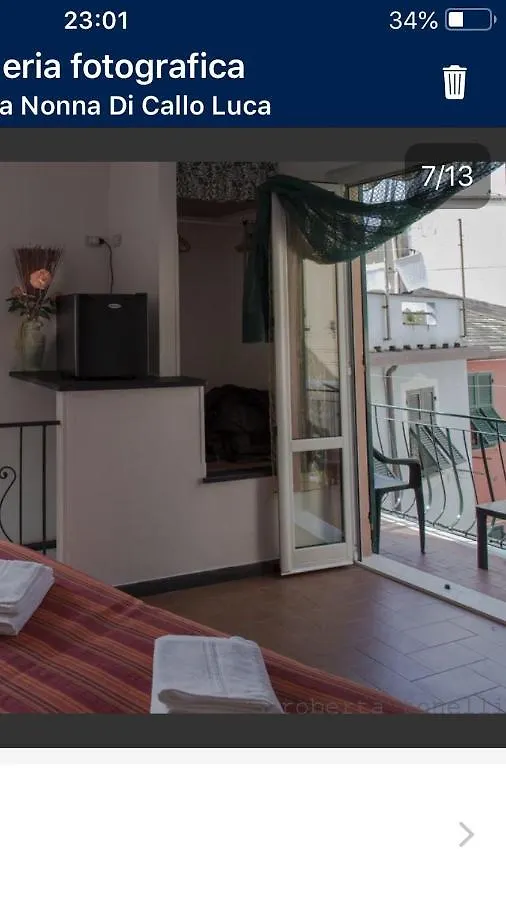 A Ca Da Nonna Di Callo Luca Guest House Vernazza